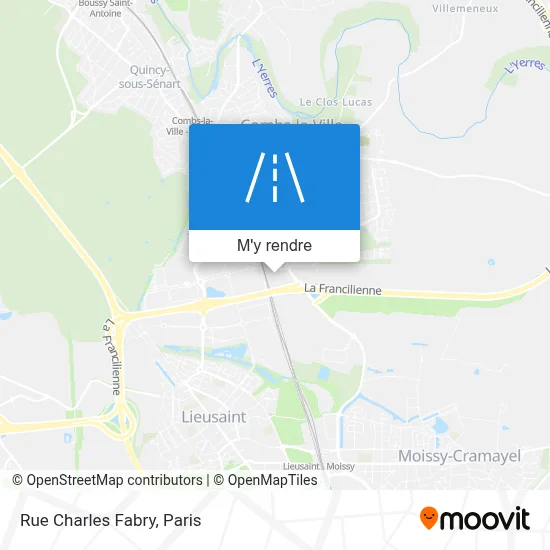 Rue Charles Fabry plan