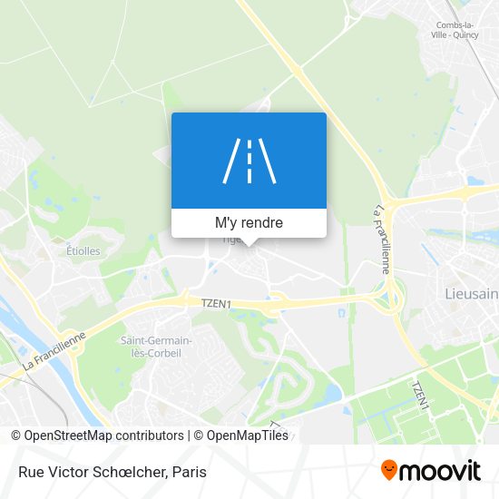 Rue Victor Schœlcher plan