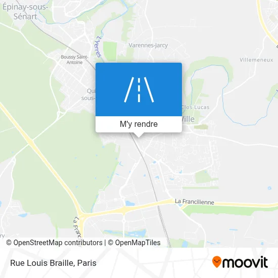 Rue Louis Braille plan