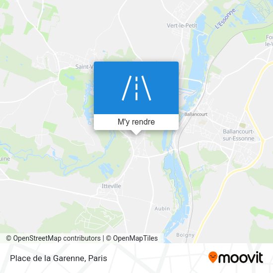 Place de la Garenne plan