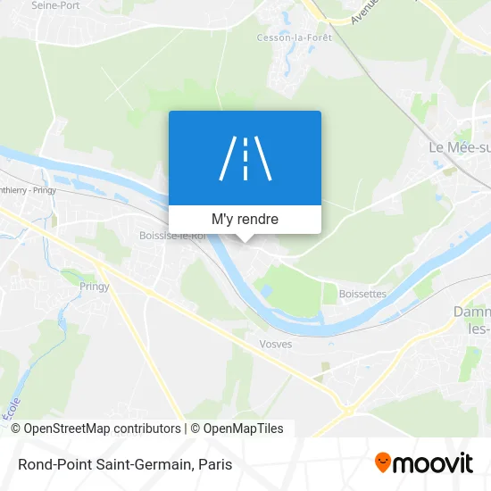 Rond-Point Saint-Germain plan