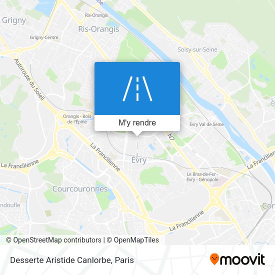 Desserte Aristide Canlorbe plan
