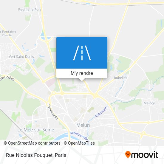 Rue Nicolas Fouquet plan