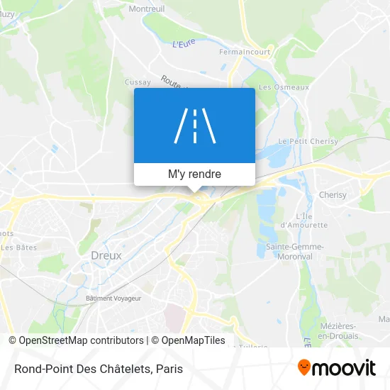 Rond-Point Des Châtelets plan