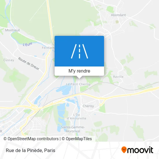 Rue de la Pinède plan