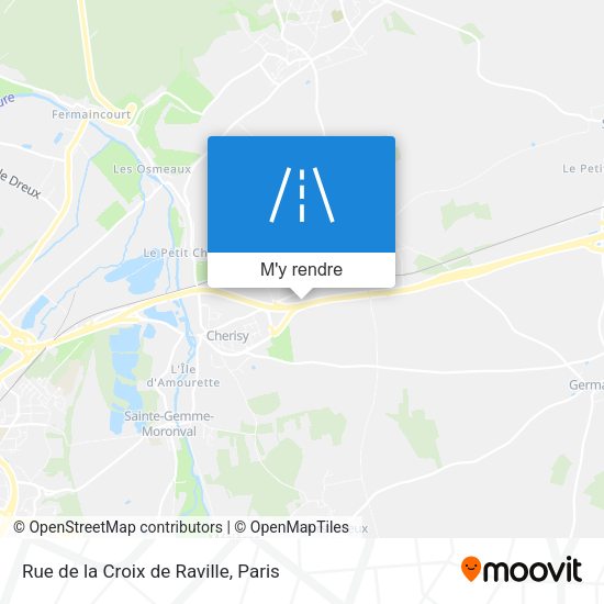 Rue de la Croix de Raville plan