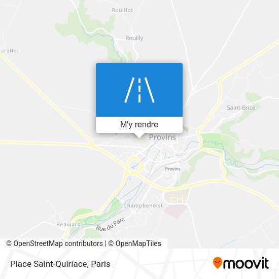 Place Saint-Quiriace plan