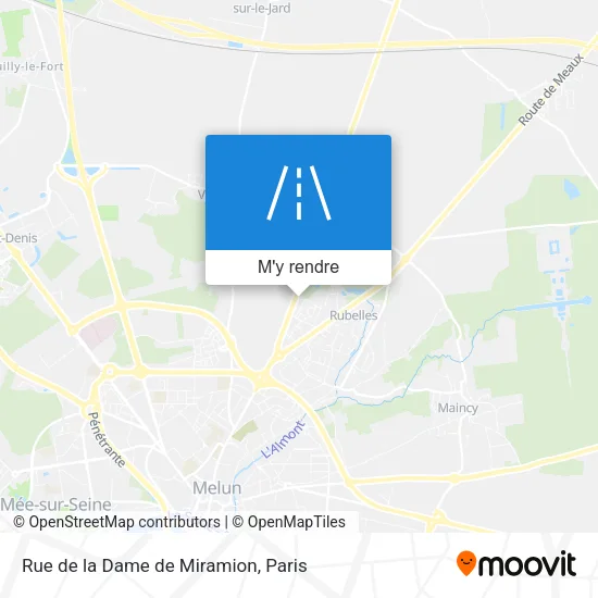Rue de la Dame de Miramion plan