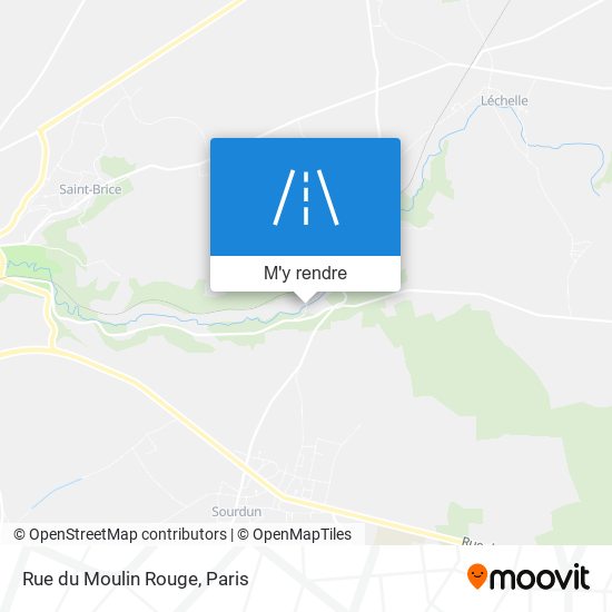 Rue du Moulin Rouge plan
