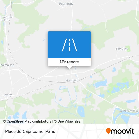 Place du Capricorne plan