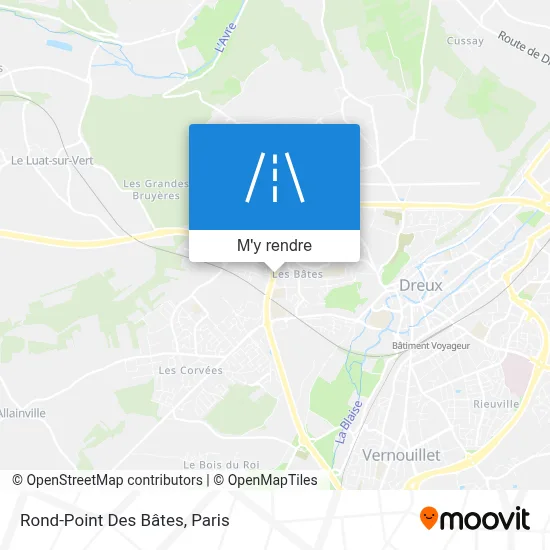 Rond-Point Des Bâtes plan