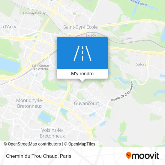 Chemin du Trou Chaud plan