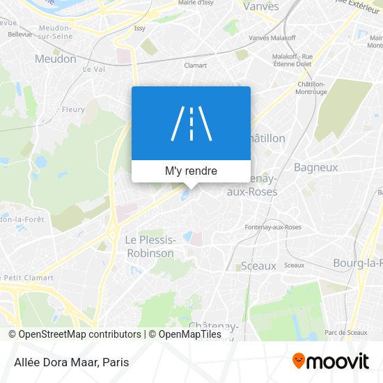 Allée Dora Maar plan