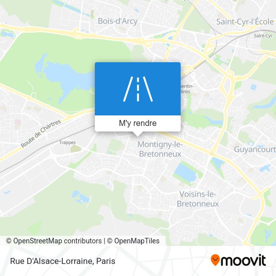 Rue D'Alsace-Lorraine plan