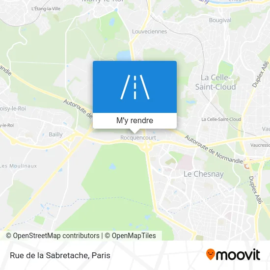 Rue de la Sabretache plan