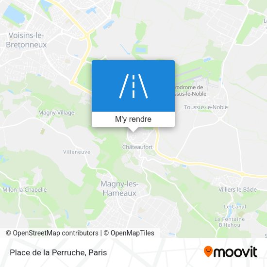 Place de la Perruche plan