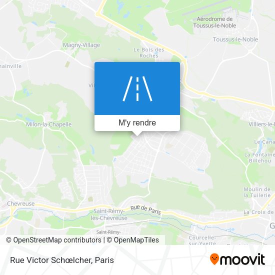 Rue Victor Schœlcher plan