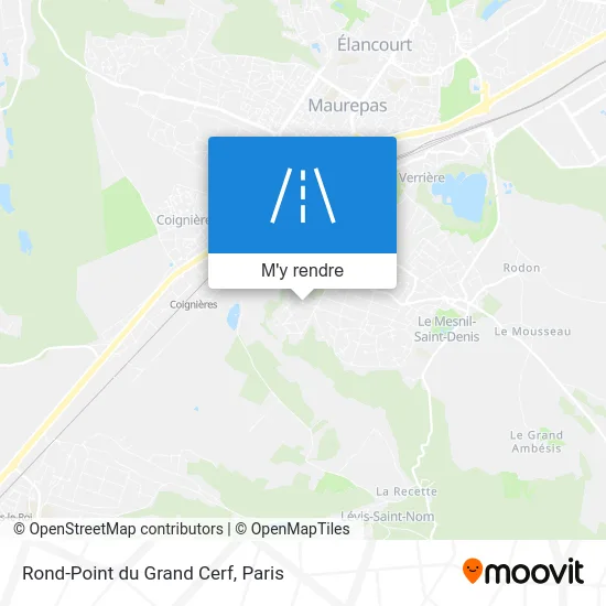 Rond-Point du Grand Cerf plan