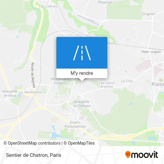 Sentier de Chatron plan