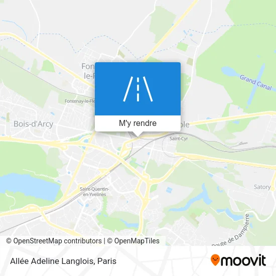 Allée Adeline Langlois plan