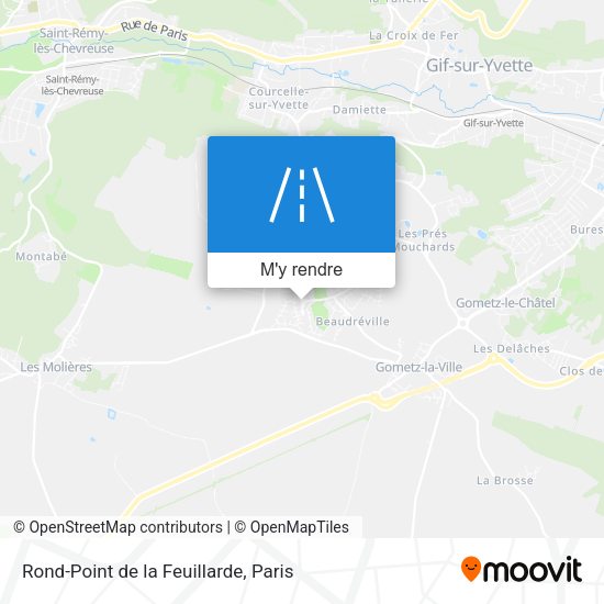 Rond-Point de la Feuillarde plan