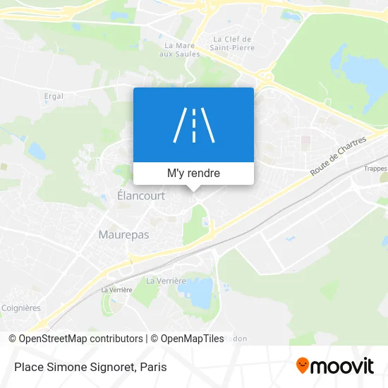 Place Simone Signoret plan