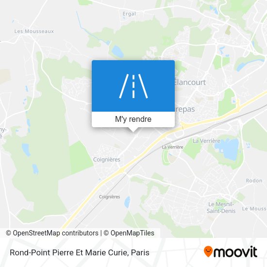 Rond-Point Pierre Et Marie Curie plan