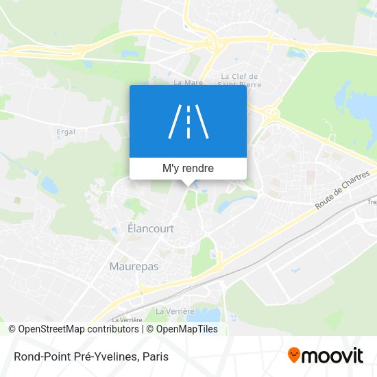 Rond-Point Pré-Yvelines plan