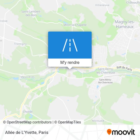 Allée de L'Yvette plan