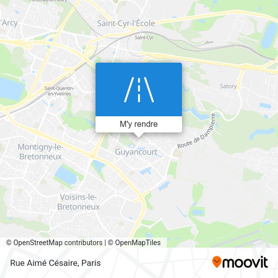 Rue Aimé Césaire plan