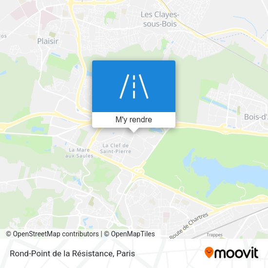 Rond-Point de la Résistance plan