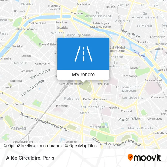Allée Circulaire plan