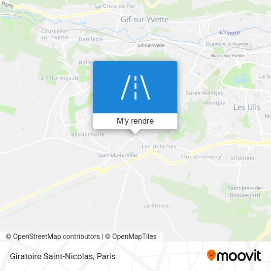 Giratoire Saint-Nicolas plan