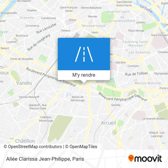 Allée Clarissa Jean-Philippe plan