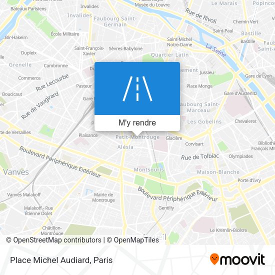 Place Michel Audiard plan
