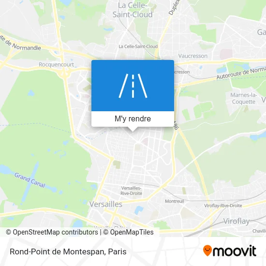 Rond-Point de Montespan plan