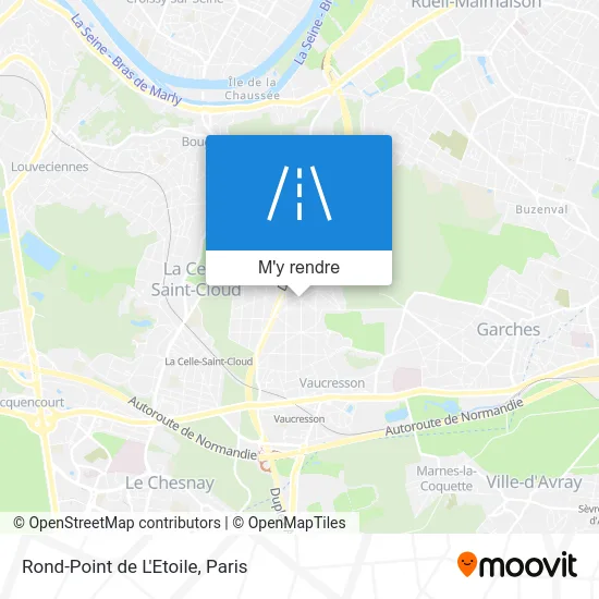 Rond-Point de L'Etoile plan