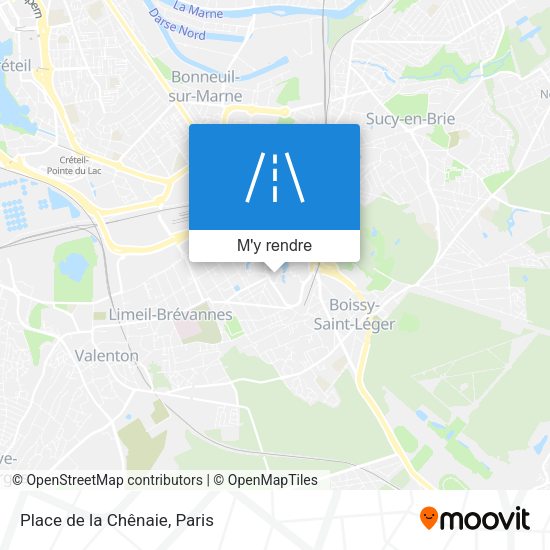 Place de la Chênaie plan