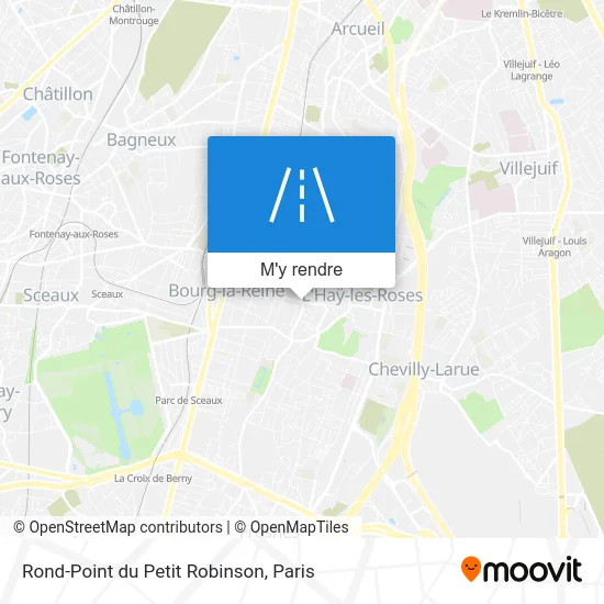 Rond-Point du Petit Robinson plan