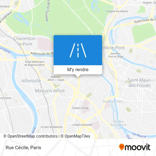Rue Cécile plan