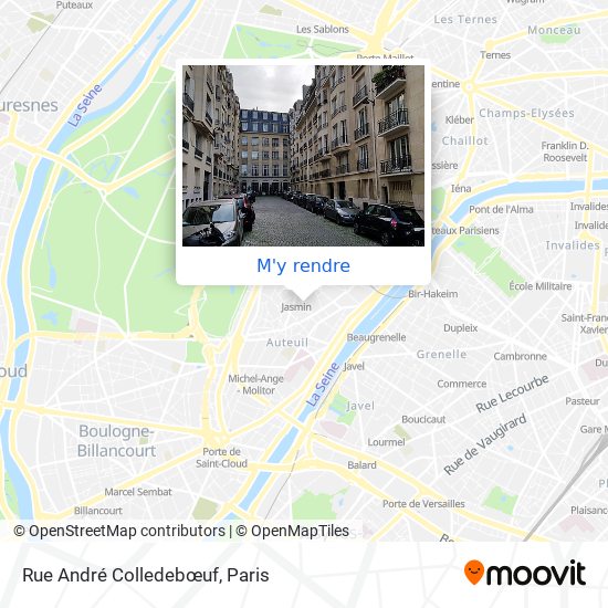 Rue André Colledebœuf plan