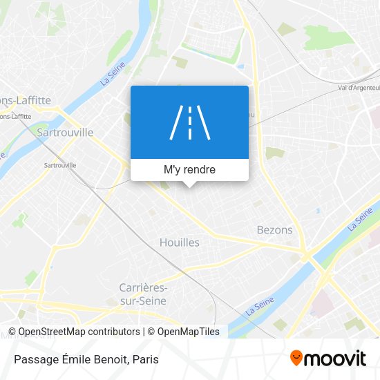 Passage Émile Benoit plan