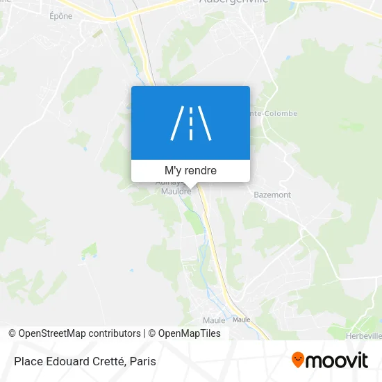 Place Edouard Cretté plan