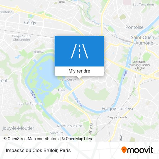 Impasse du Clos Brûloir plan
