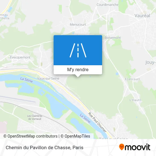 Chemin du Pavillon de Chasse plan