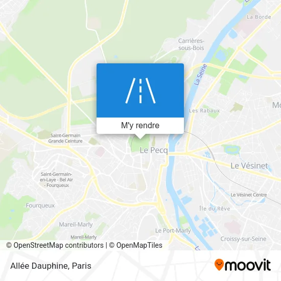 Allée Dauphine plan