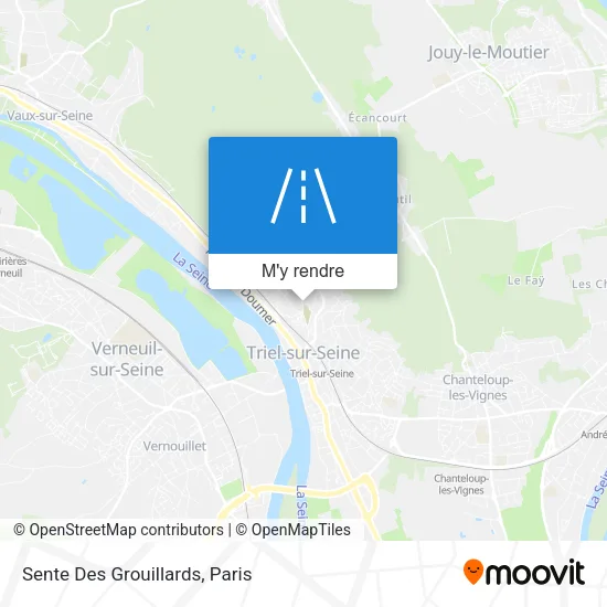 Sente Des Grouillards plan