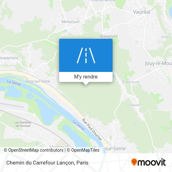 Chemin du Carrefour Lançon plan