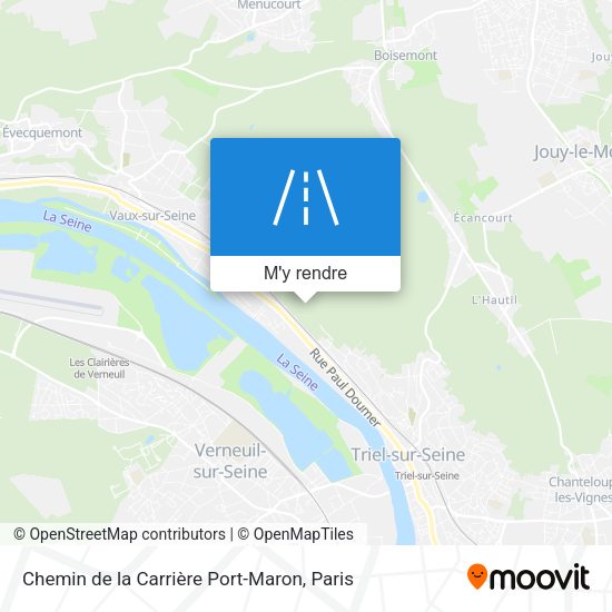 Chemin de la Carrière Port-Maron plan