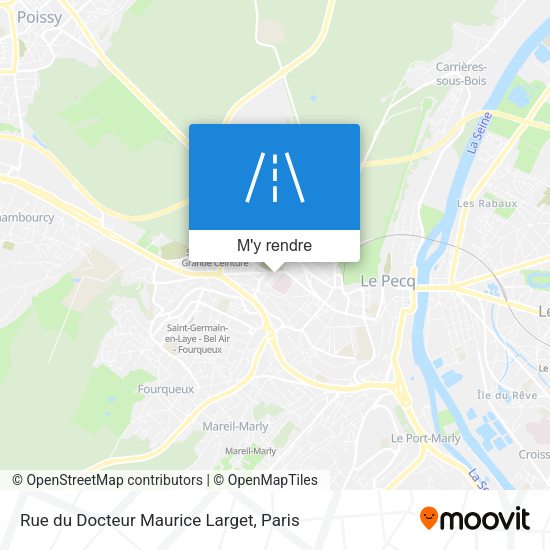 Rue du Docteur Maurice Larget plan
